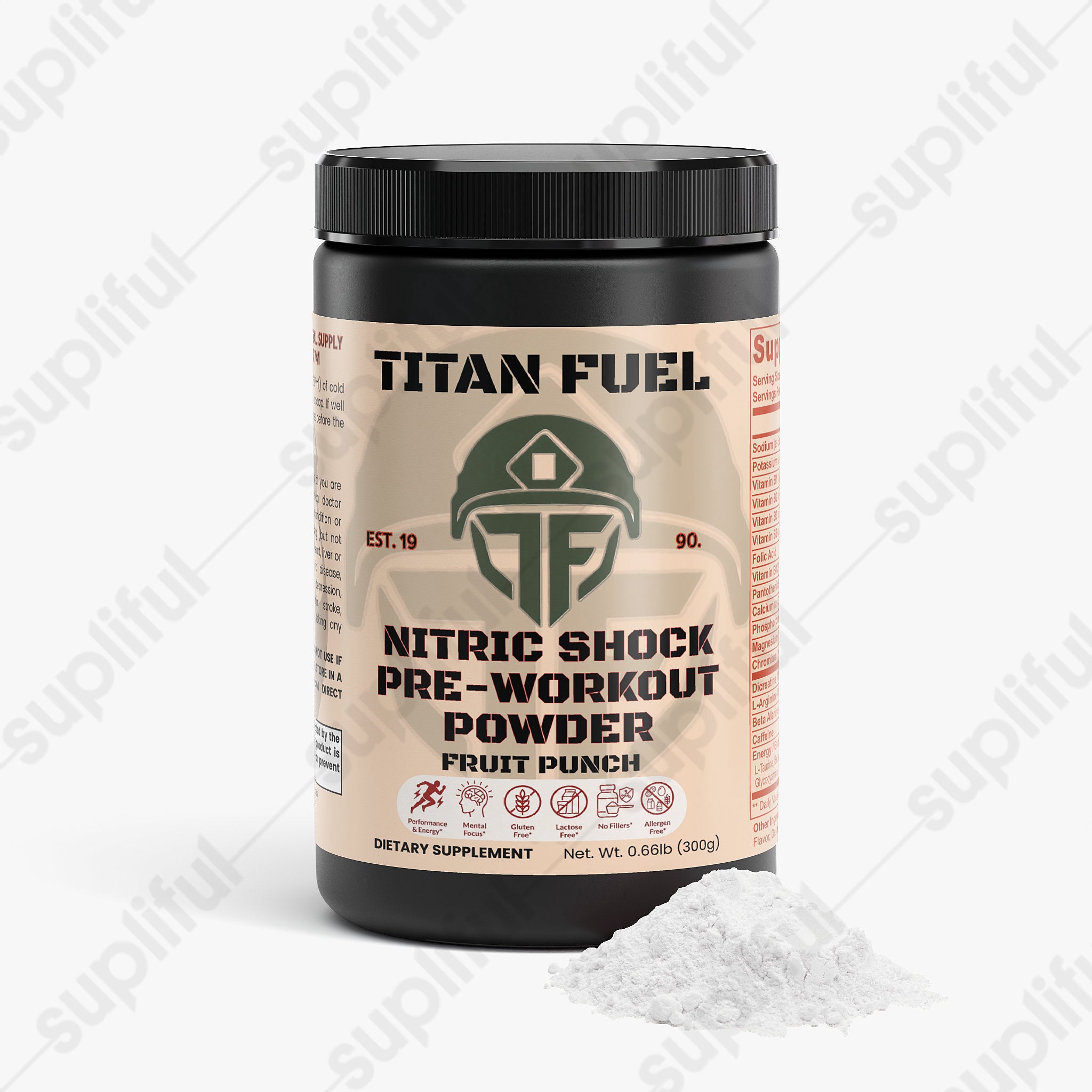Nitric Shock Pre-Workout Powder (Fruit Punch)
