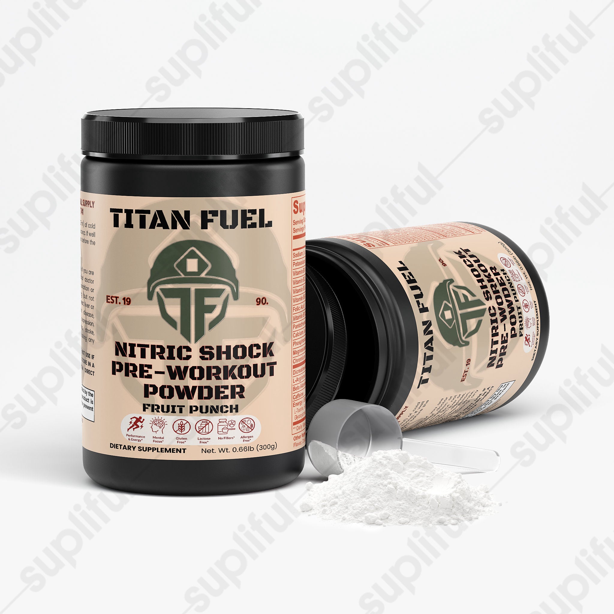Nitric Shock Pre-Workout Powder (Fruit Punch)